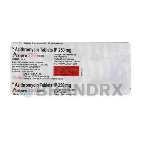 Azipro 250 mg Cipla