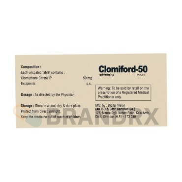 Clomiford 50 mg Johnlee Pharmaceuticals