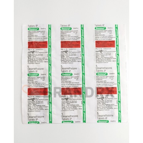 Dexona 0.5 mg Zydus Healthcare Ltd.