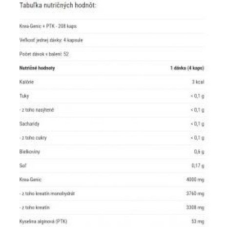 WEIDER - KREA-GENIC + PTK 208 tabs Weider